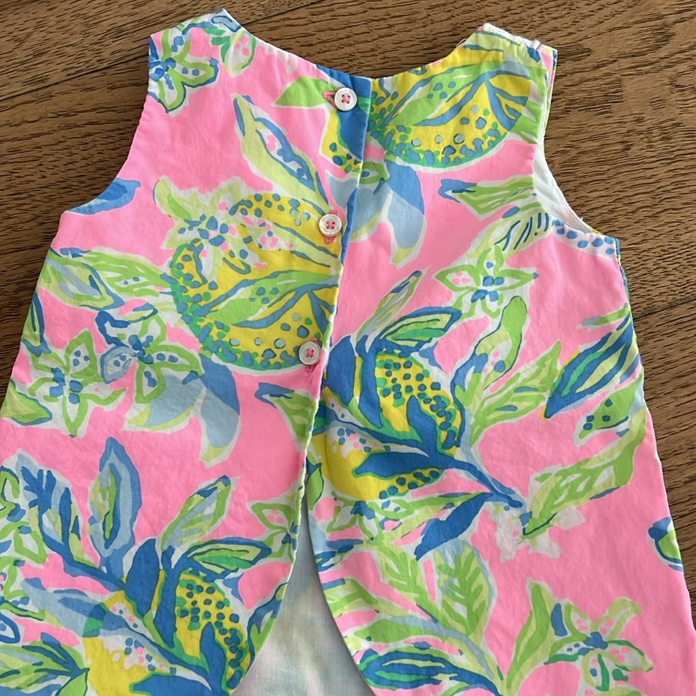 Lilly Pulitzer Pink Multi Tropical Floral Tank Dress & Bloomer Set - Picture 5 of 5